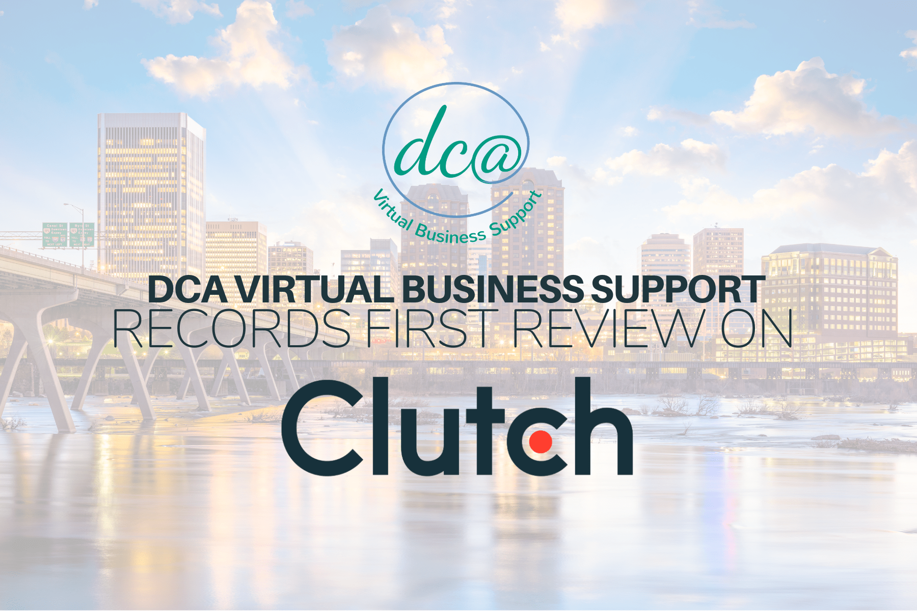 DCA and Clutch logo over Richmond VA