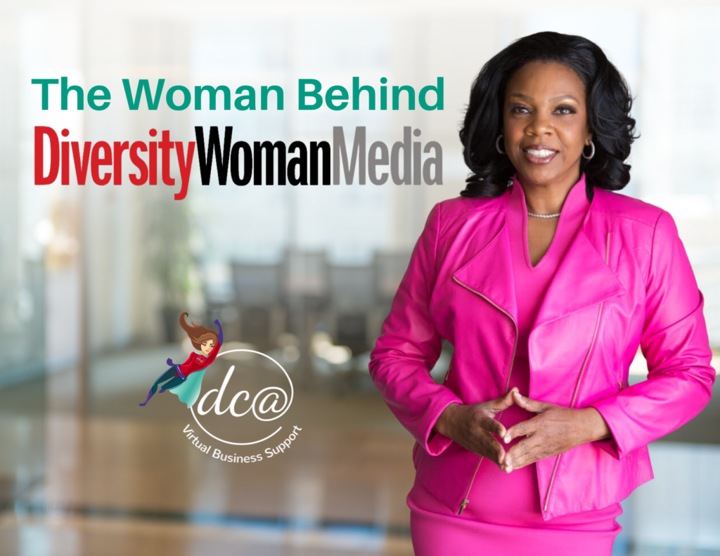The Woman Behind Diversity Woman Media. Image of Dr. Sheila Robinson of Diversity Woman Media. DCA Virtual Business Support.