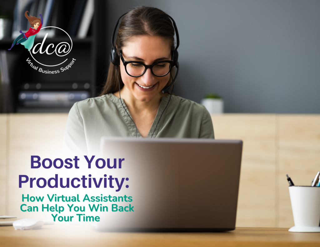 A administrative virtual assistant can help you boost your productivity. Win back your time.