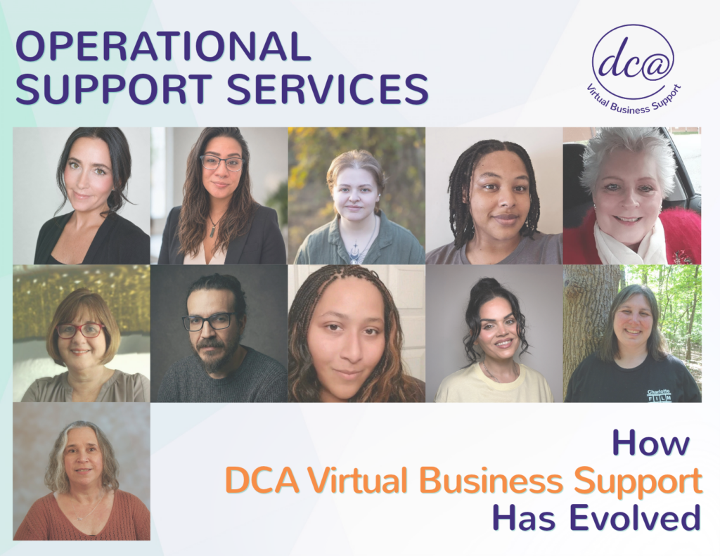 Operational Support Services: How DCA's Work Evolved