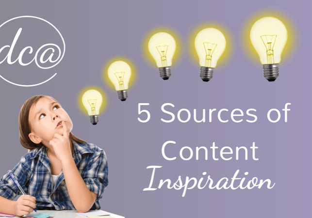 5 Sources of Content Inspiration