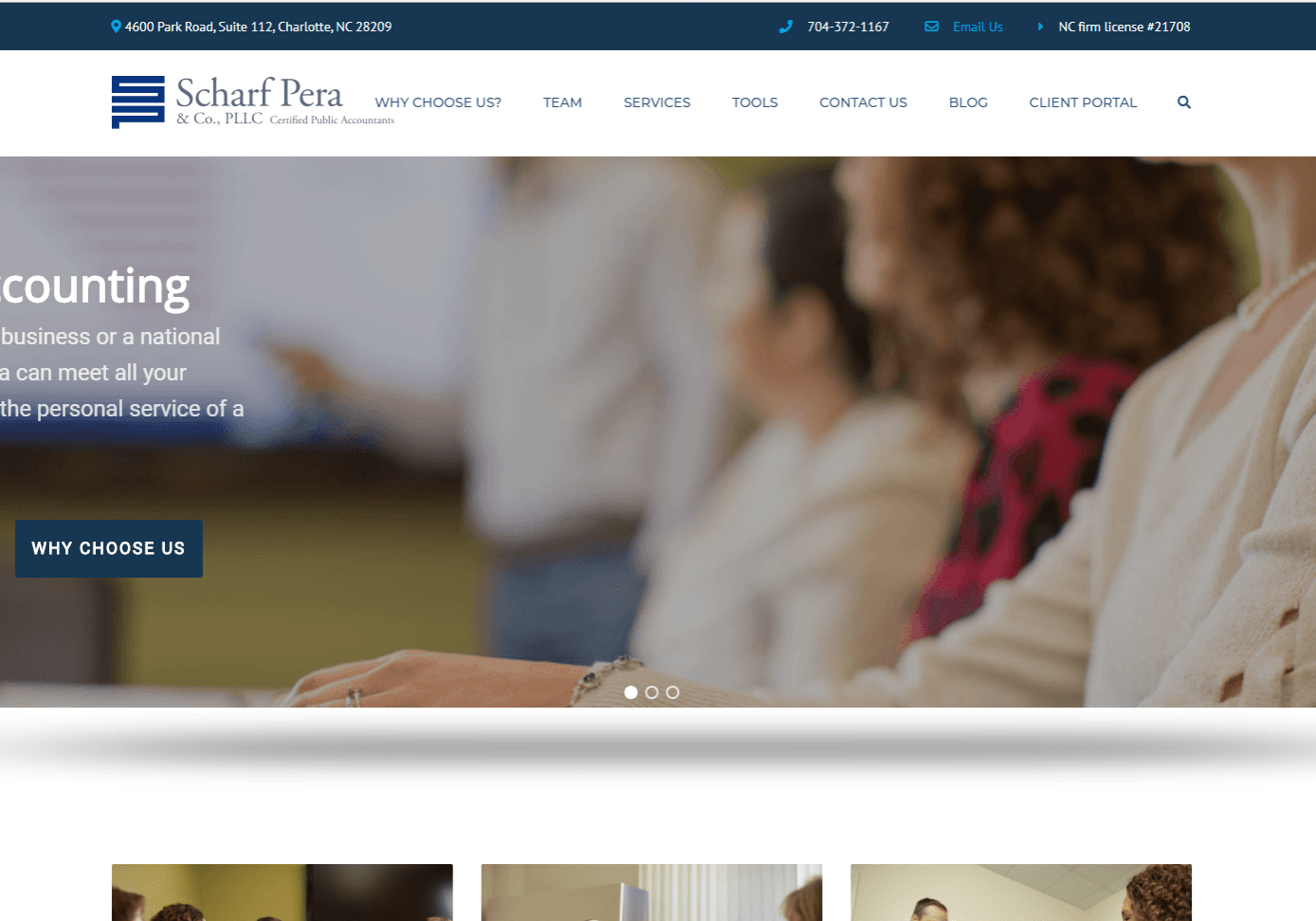 Scharf Pera & Co., PLL CDCA White Label Website Build,