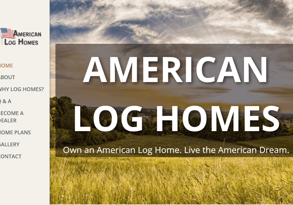 American Log Homes DCA White Label Website Build,