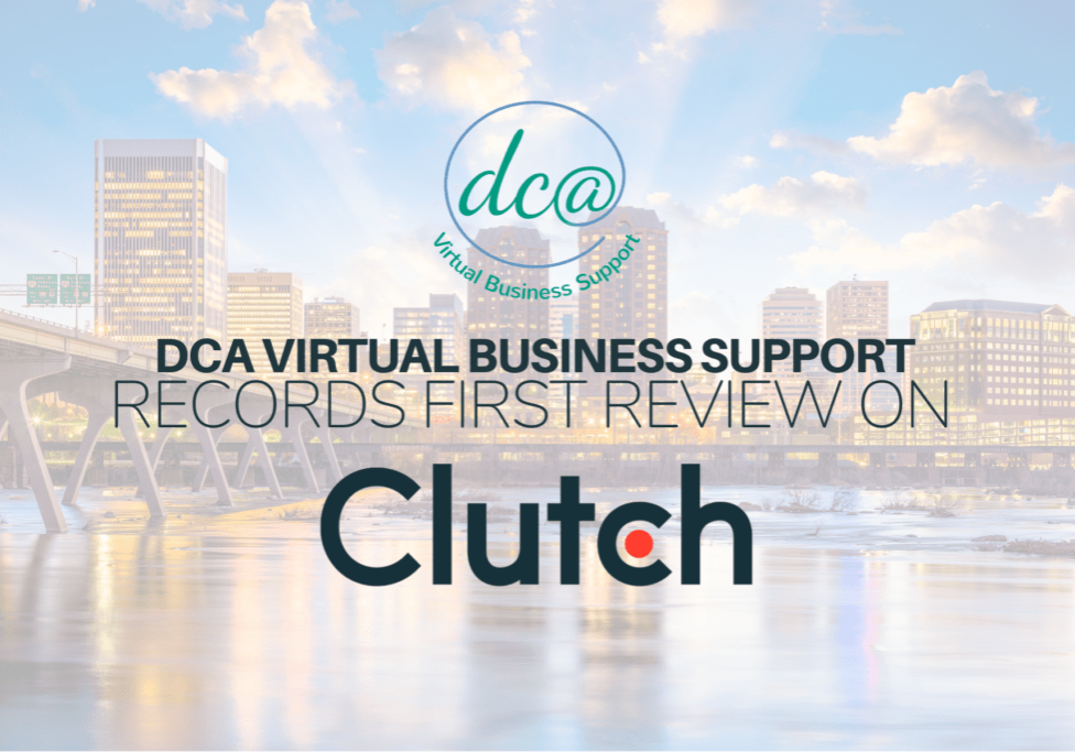 DCA and Clutch logo over Richmond VA