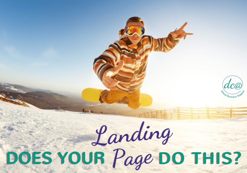 Does your landing page work?