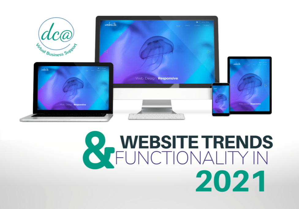 Responsive Websites, website trends and functionality 2021